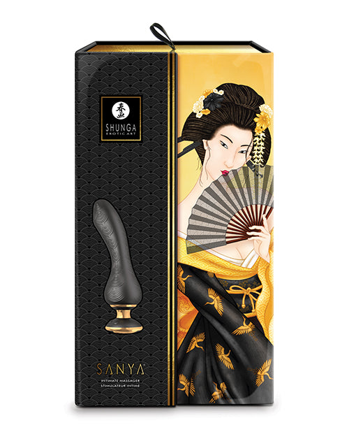 Shunga Sanya Intimate Massager - Black - LUST Depot