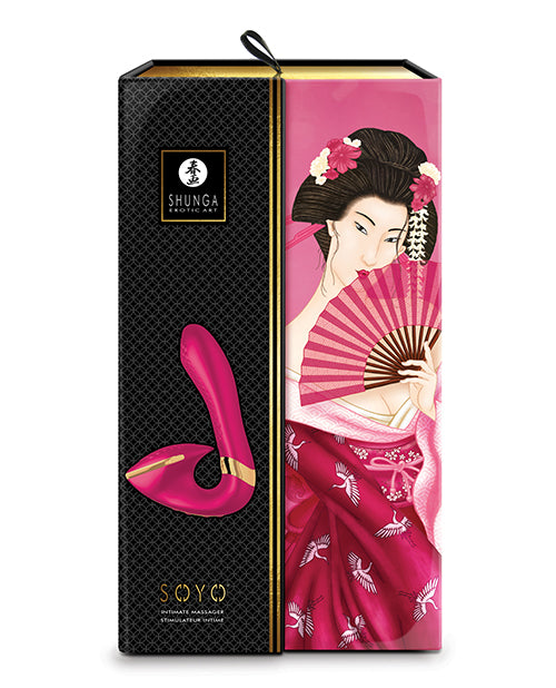 Shunga Soyo Intimate Massager - Raspberry - LUST Depot