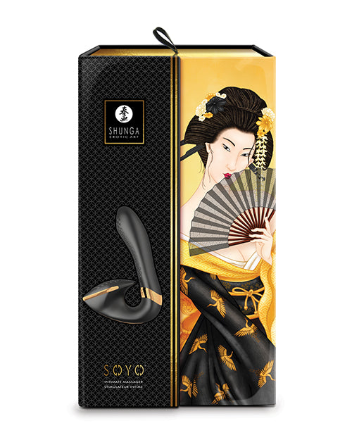 Shunga Soyo Intimate Massager - Black - LUST Depot