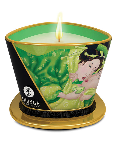 Shunga Massage Candle Zenitude - 5.7 Oz Exotic Green Tea - LUST Depot