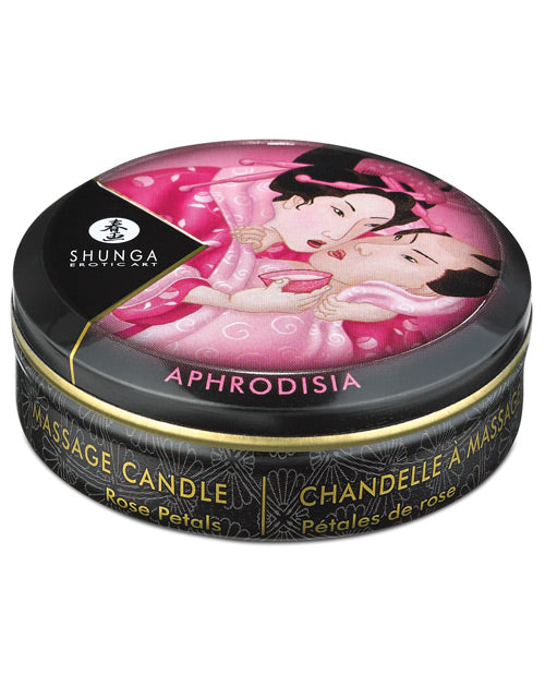 Shunga Aphrodisia Mini Candlelight Massage Candle - 1 Oz Roses - LUST Depot