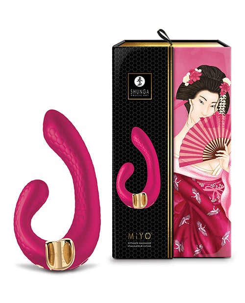 Shunga Miyo Intimate Massager - Raspberry - LUST Depot