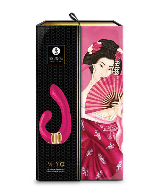 Shunga Miyo Intimate Massager - Raspberry - LUST Depot