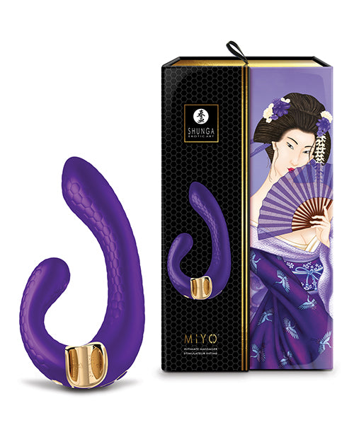 Shunga Miyo Intimate Massager - Purple - LUST Depot