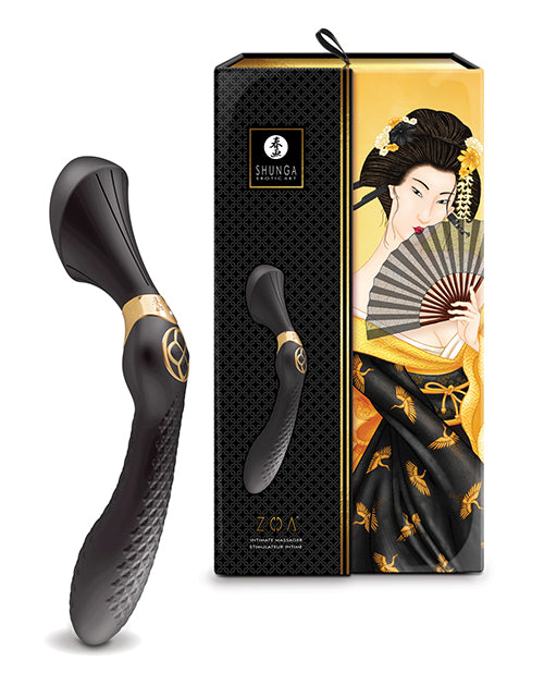 Shunga Zoa Intimate Massager - Black - LUST Depot