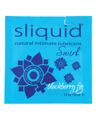 Sliquid Naturals Swirl Lubricant Pillow - .17 Oz Fig