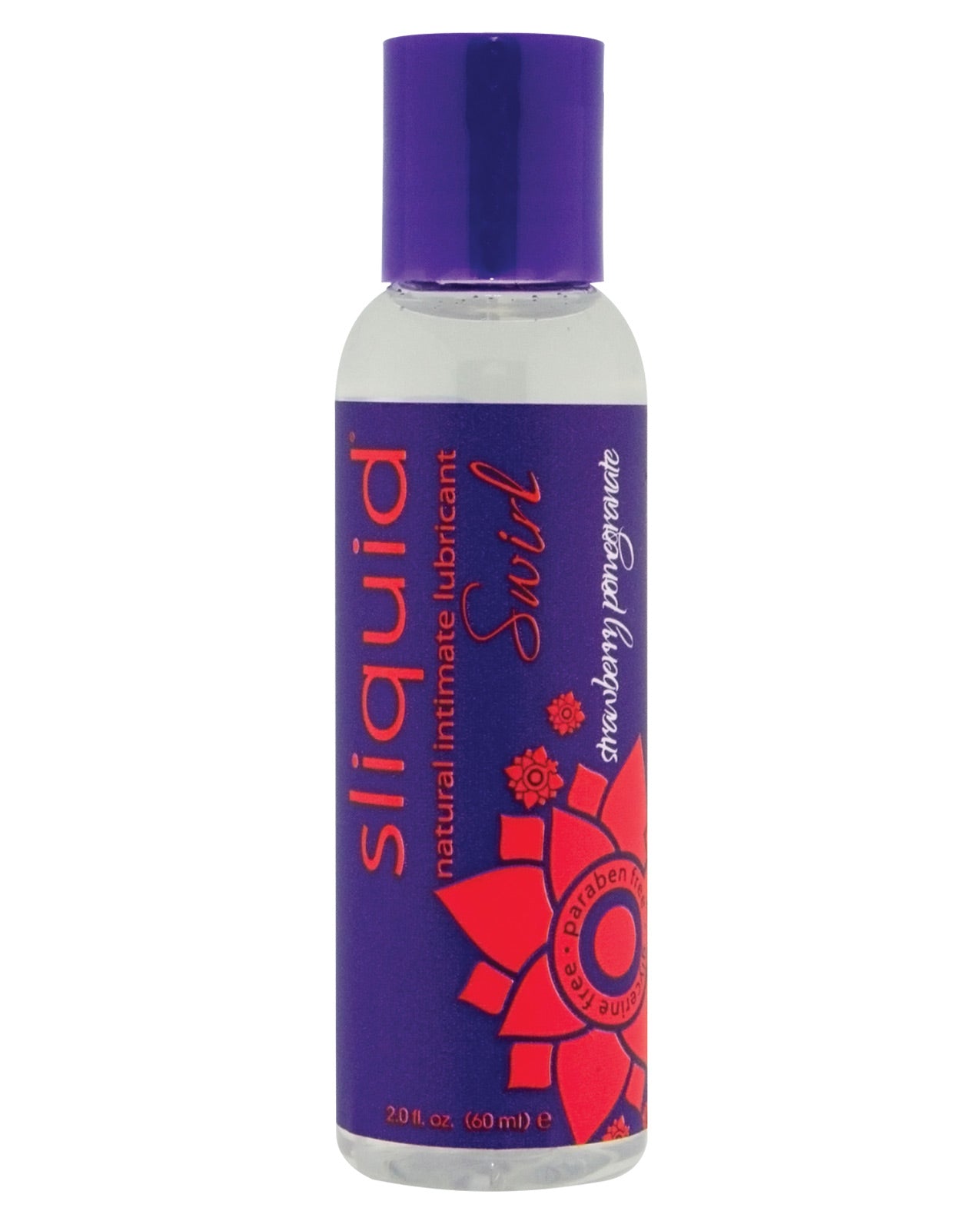 Sliquid Naturals Swirl Lubricant - 2 Oz Strawberry Pomegranate - LUST Depot