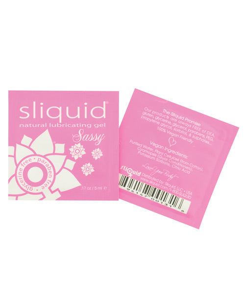 Sliquid Naturals Sassy Pillows - .17 Oz - LUST Depot