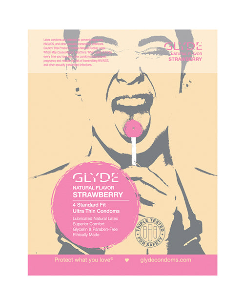 Glyde Strawberry - Pack Of 4 - LUST Depot