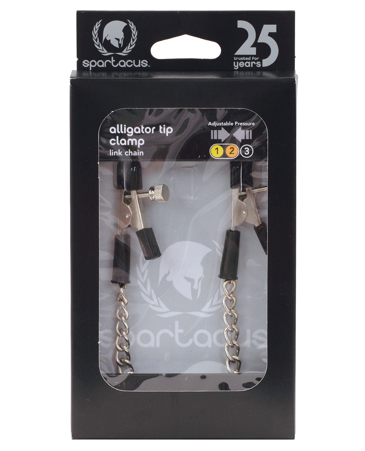 Spartacus Adjustable Alligator Nipple Clamps W-link Chain - LUST Depot