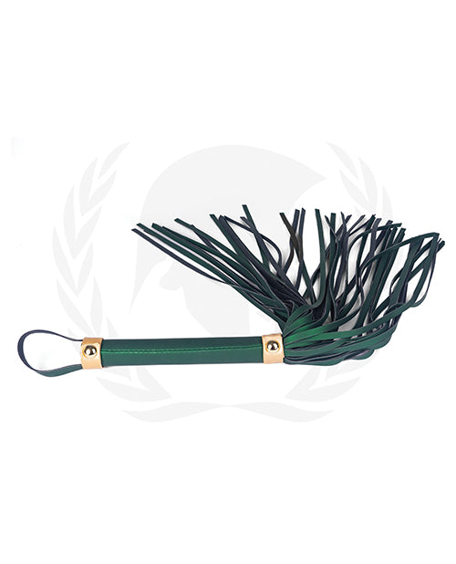 Spartacus Pu Whip - Green - LUST Depot