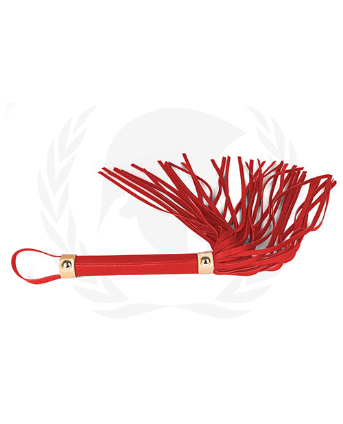 Spartacus Pu Whip - Red - LUST Depot