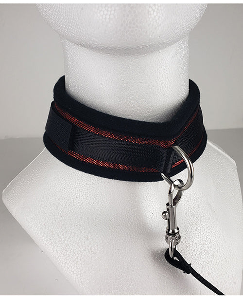 Spartacus Collar & Leash - Neoprene Red - LUST Depot