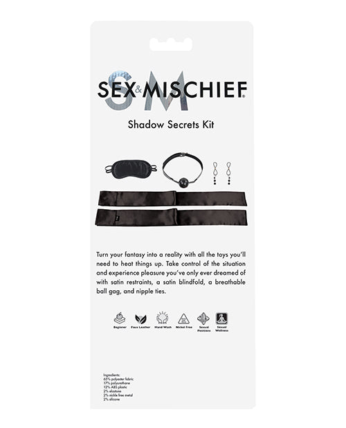 Sex & Mischief Shadow Secrets Kit - Black - LUST Depot