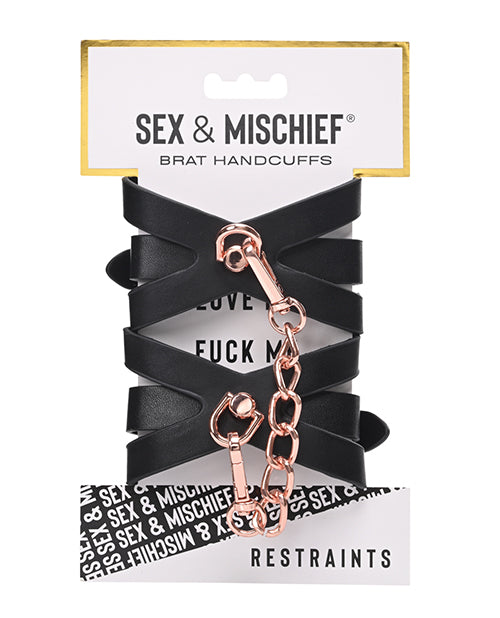 Sex & Mischief Brat Handcuffs - LUST Depot