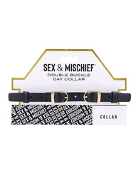 Sex & Mischief Double Buckle Day Collar