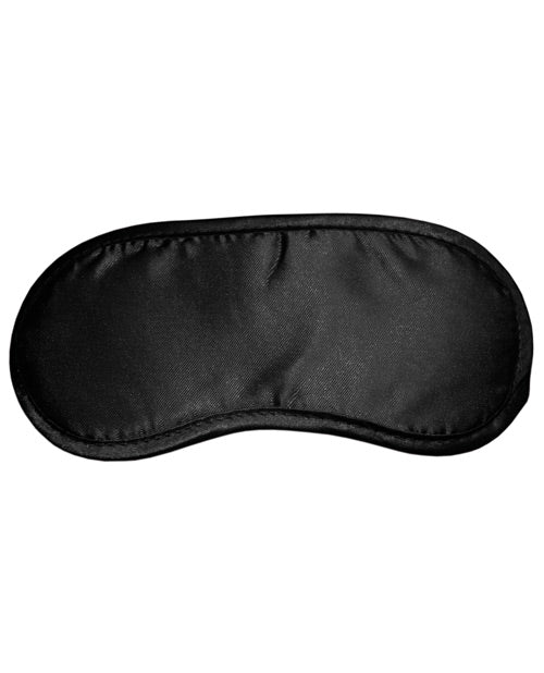 Sex & Mischief Satin Blindfold - Black - LUST Depot