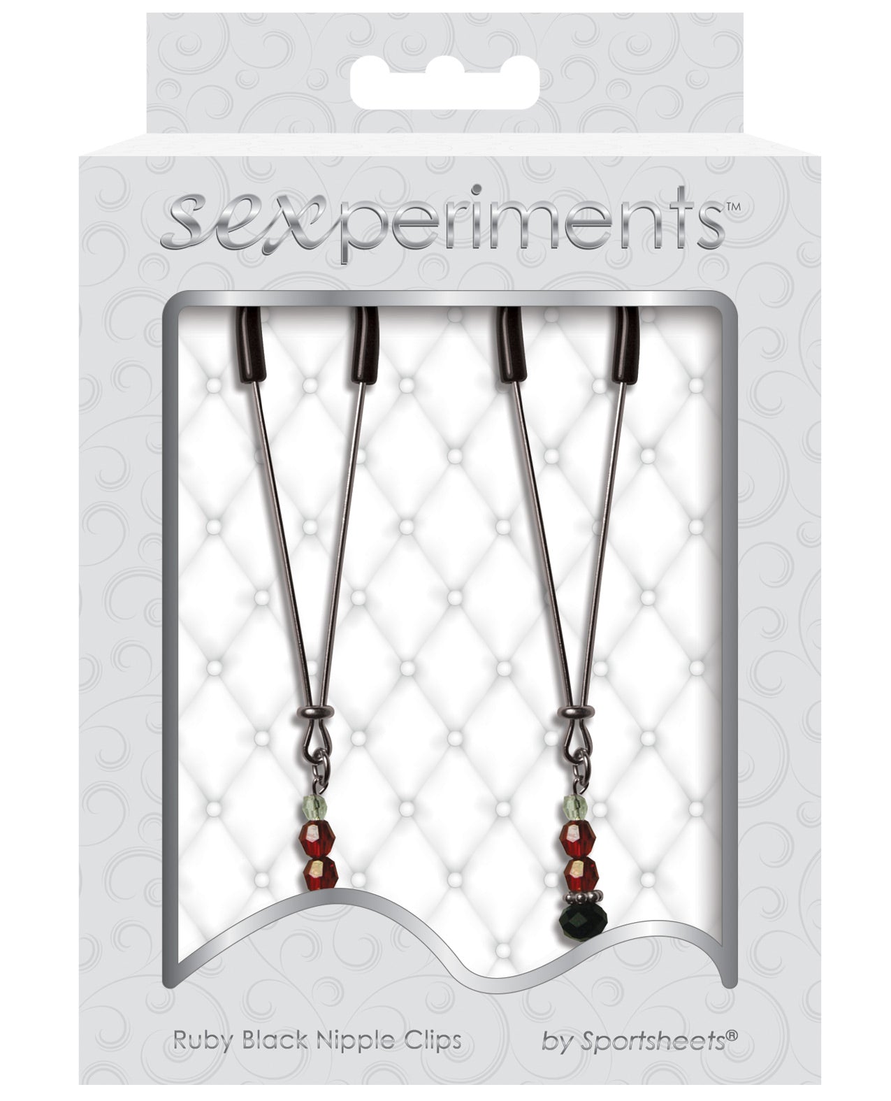 Sexperiments Ruby Black Nipple Clamps - LUST Depot