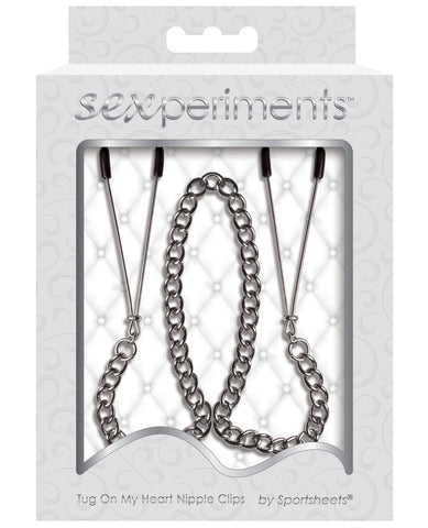 Sexperiments Tug On My Heart Nipple Clamps