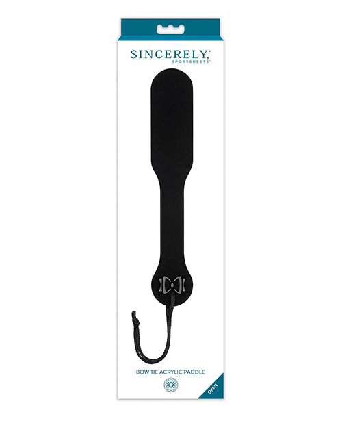 Sincerely Bow Tie Acrylic Paddle - LUST Depot