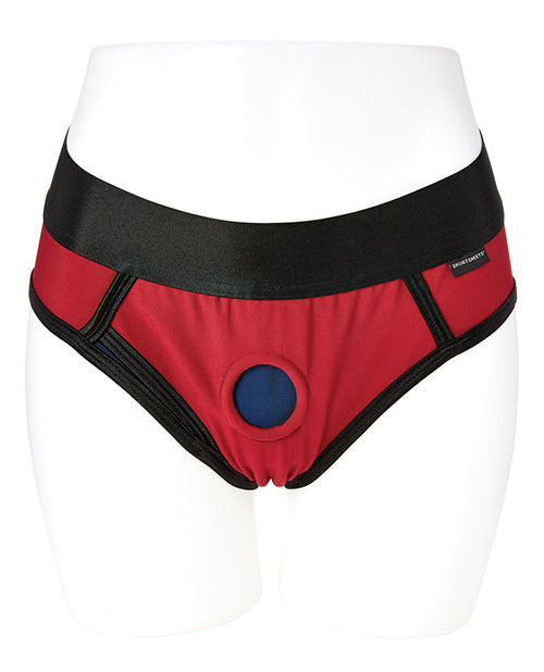 Sportsheets Em.ex. Contour Harness Xx-large - Red - LUST Depot