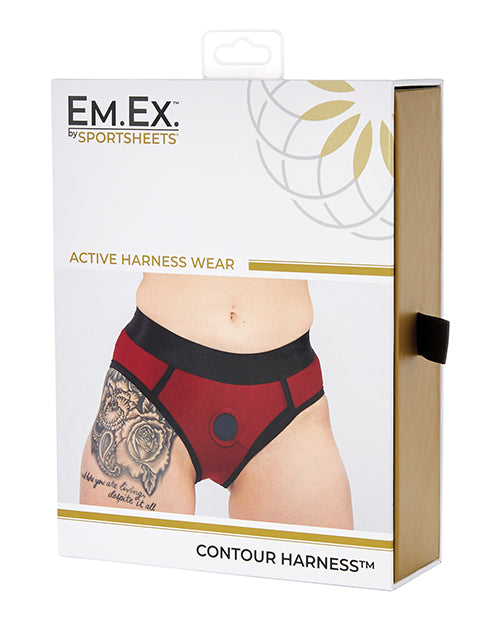 Sportsheets Em.ex. Contour Harness Xx-large - Red - LUST Depot