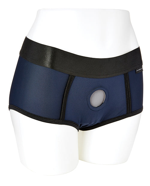 Sportsheets Em.ex. Fit Harness Medium - Blue - LUST Depot