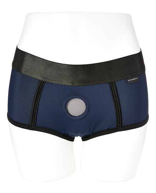 Sportsheets Em.ex. Fit Harness Medium - Blue - LUST Depot