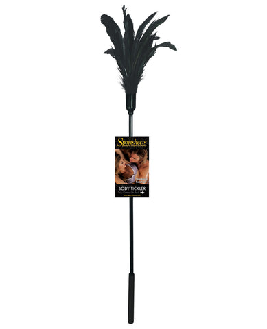 Sportsheets Body Tickler Starburst Feather - Black