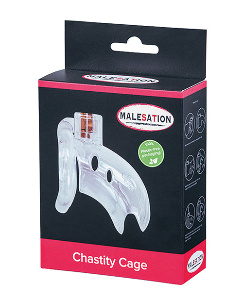 Malesation Chastity Cage - Clear - LUST Depot