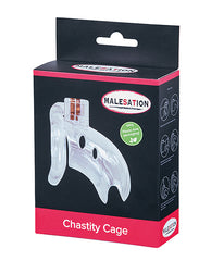 Malesation Chastity Cage - Clear