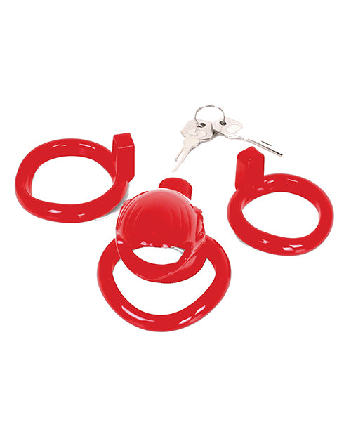 Malesation Chastity Cage - Red - LUST Depot