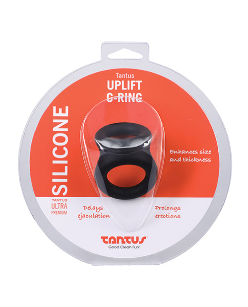 Tantus Uplift Silicone C Ring - Onyx - LUST Depot