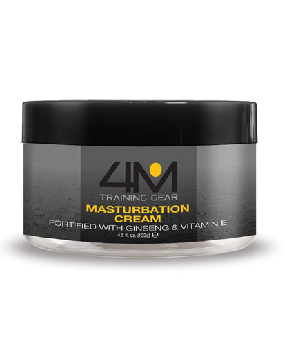 4m Training Gear Endurance Masturbation Cream W-ginseng - 4.5 Oz White - LUST Depot