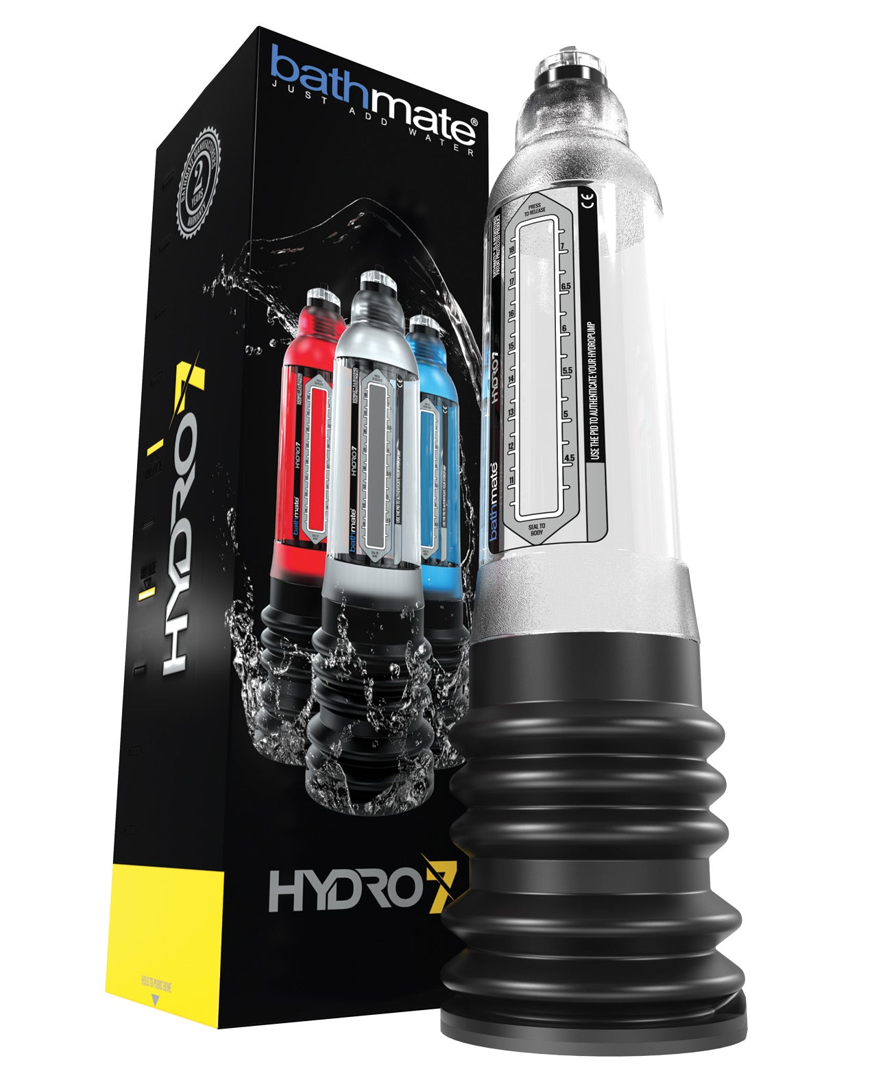 Bathmate Hydro 7 Hydropump - Clear - LUST Depot