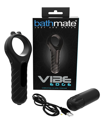 Bathmate Vibe Edge Glans Tickler - Black - LUST Depot