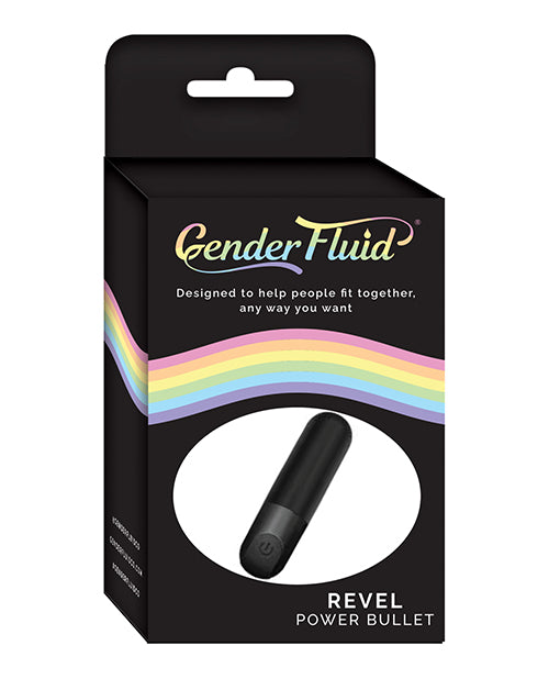 Gender Fluid Revel Power Bullet - Matte Black - LUST Depot