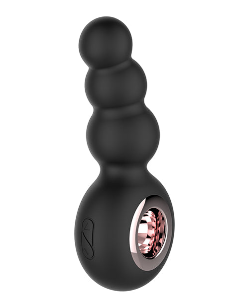 Gender Fluid Quiver Anal Ring Bead Vibe - Black - LUST Depot