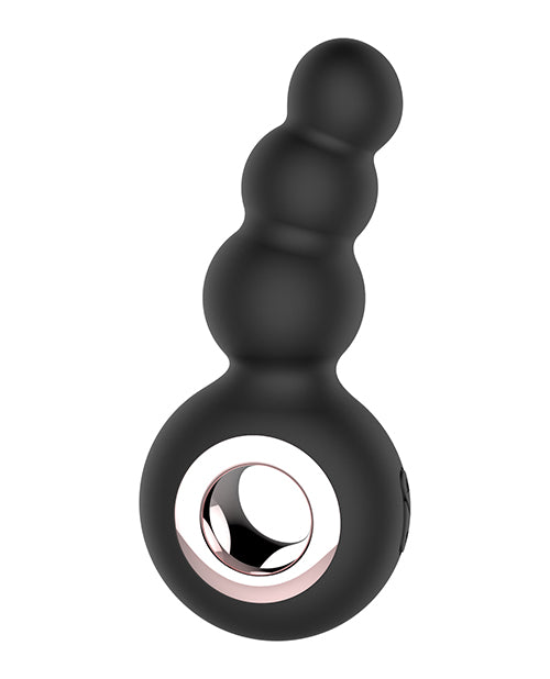 Gender Fluid Quiver Anal Ring Bead Vibe - Black - LUST Depot