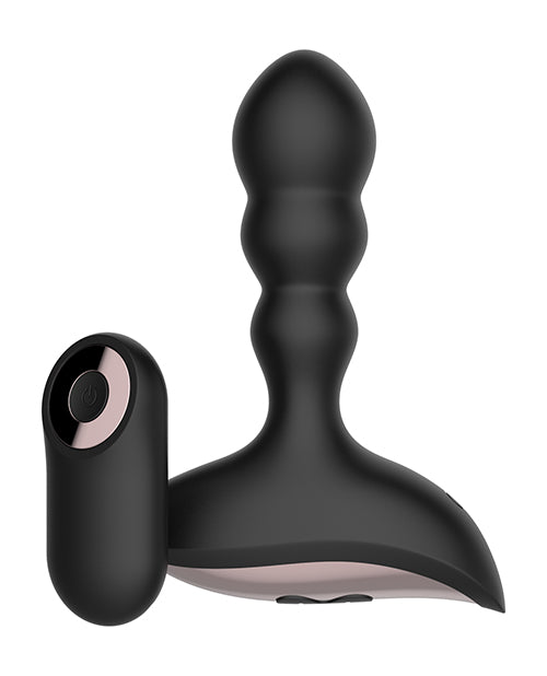 Gender Fluid Shake Anal Vibe W-remote - Black - LUST Depot