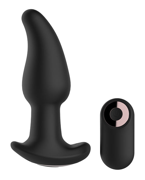 Gender Fluid Twirler Anal Vibe W-remote - Black - LUST Depot