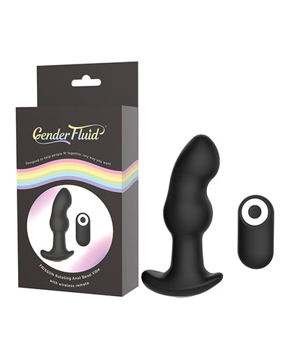 Gender Fluid Frission Anal Vibe W-remote - Black - LUST Depot