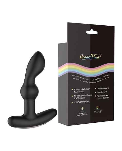 Gender Fluid Thrill Prostate Vibe - Black - LUST Depot