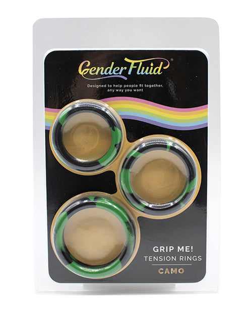 Gender Fluid Grip Me! Tension Ring Set - Camo - LUST Depot