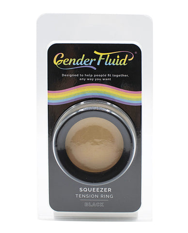 Gender Fluid Squeezer Tension Ring - Black