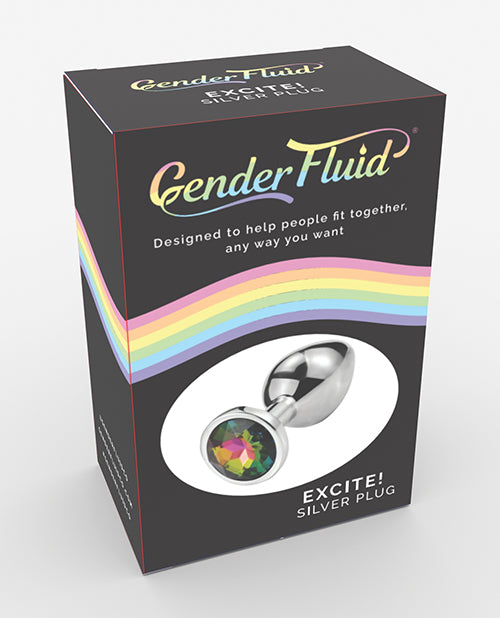 Gender Fluid Excite! Plug - Silver - LUST Depot