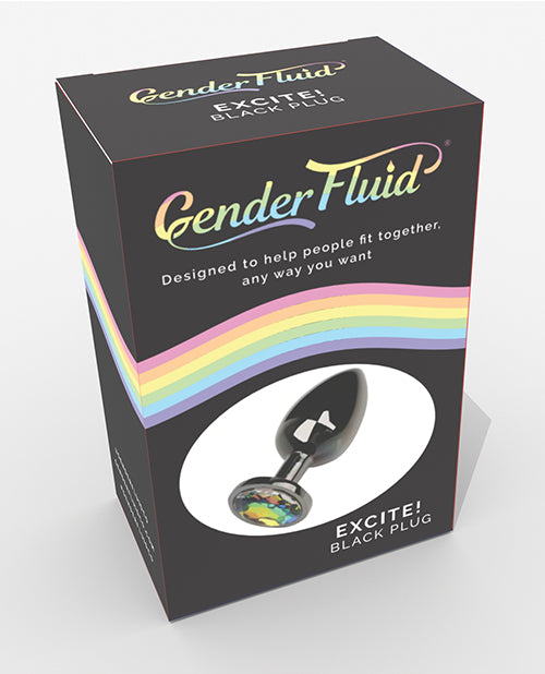 Gender Fluid Excite! Plug - Black - LUST Depot