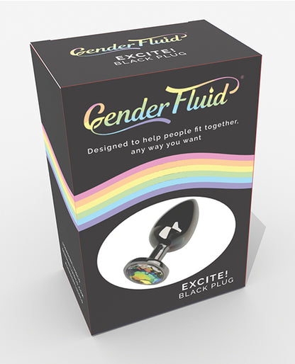 Gender Fluid Excite! Plug - Black - LUST Depot