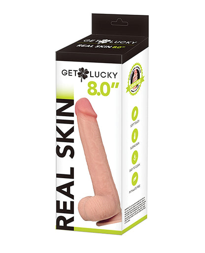 Voodoo Get Lucky 8.0" Real Skin Series - Flesh - LUST Depot