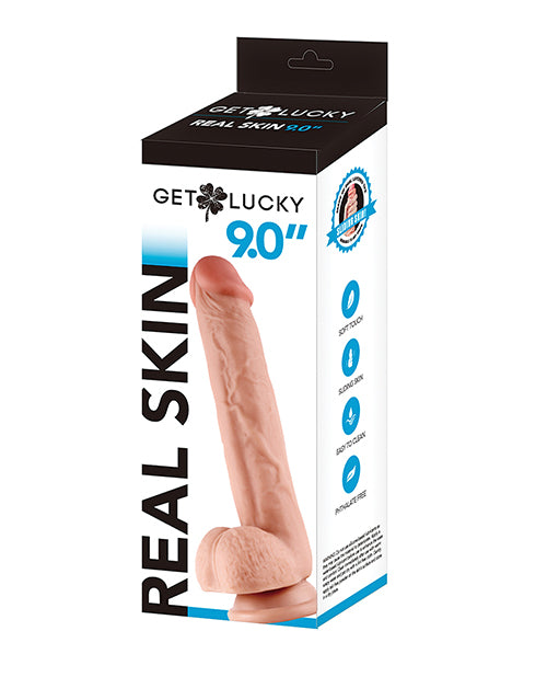 Voodoo Get Lucky 9.0" Real Skin Series - Flesh - LUST Depot